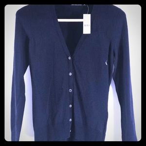 7th Avenue New York and Company XS navy sweater.